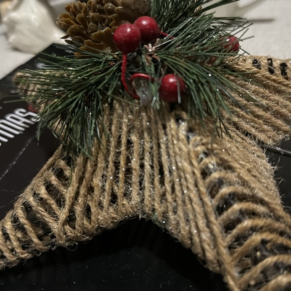 New Tree Topper Star-Metal & Twine - Picture 7 of 8